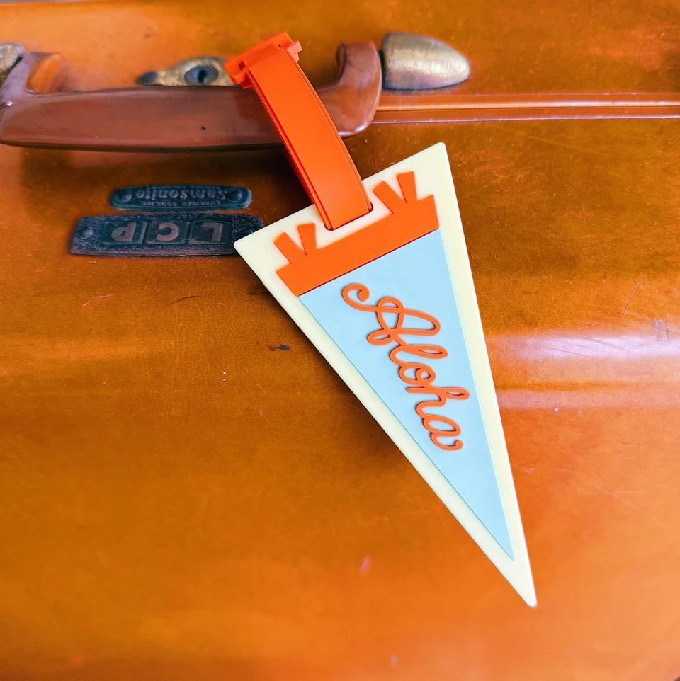 Aloha Flag Luggage Tag