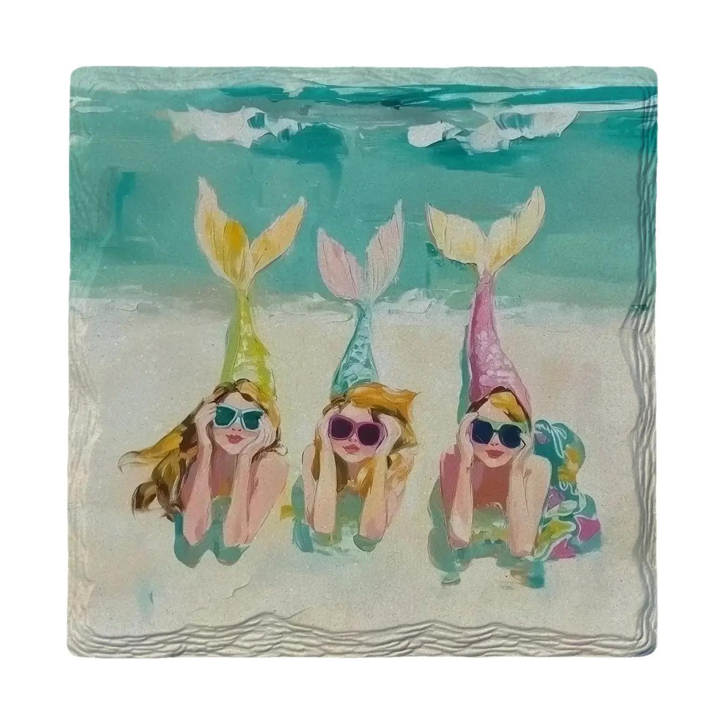 The Cutest Mermaids Coaster