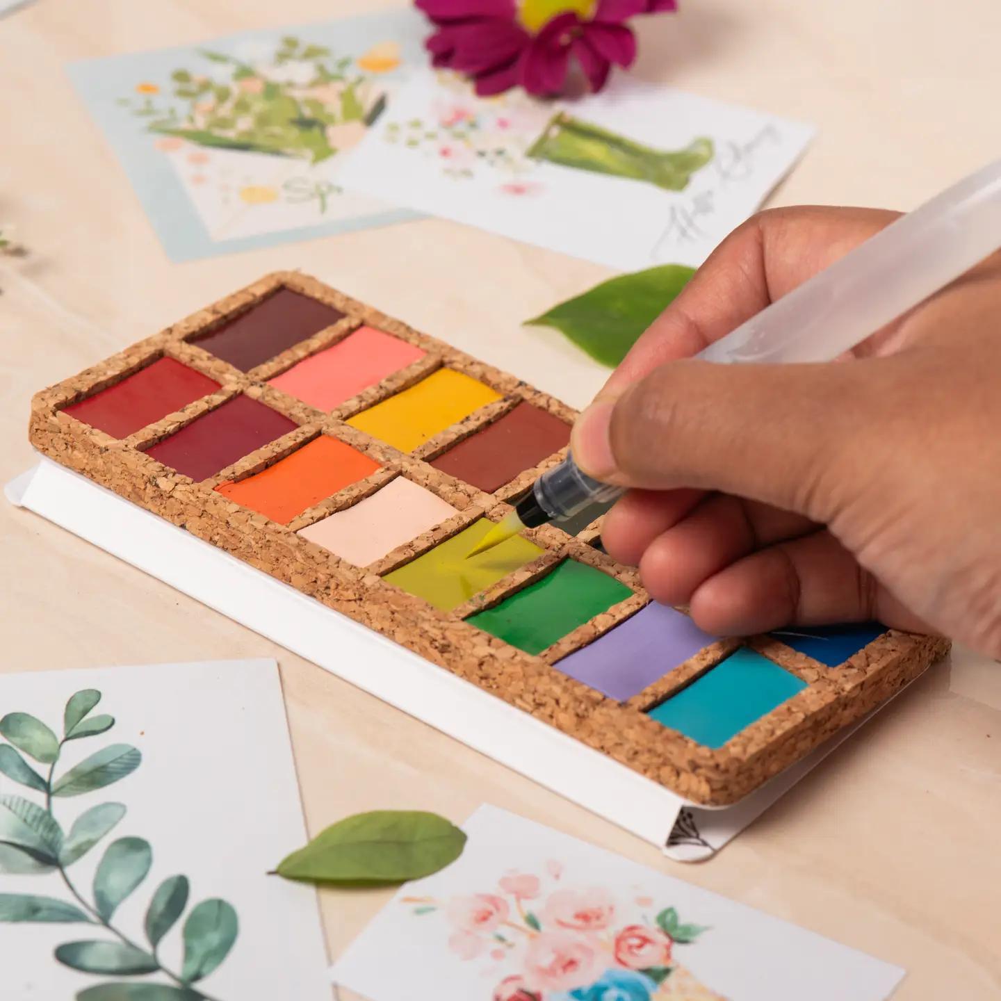 Watercolors Pans Paint Set