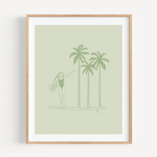 Tres Surf Print 8x10