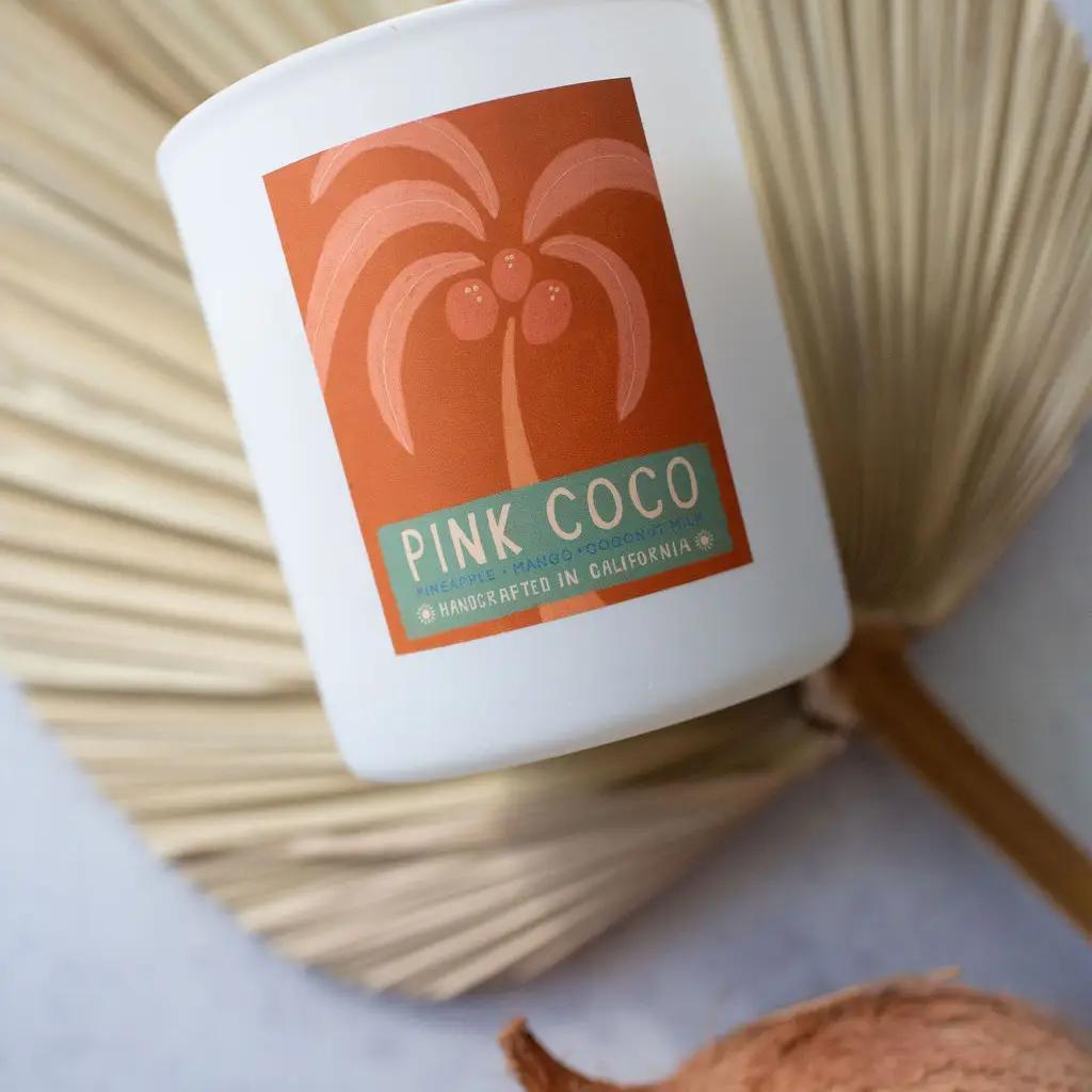 Pink Coco Candle