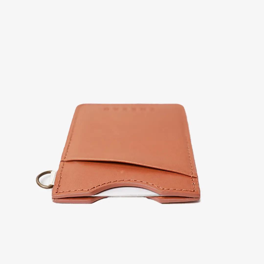 Aqua High Tide Vertical Leather Wallet