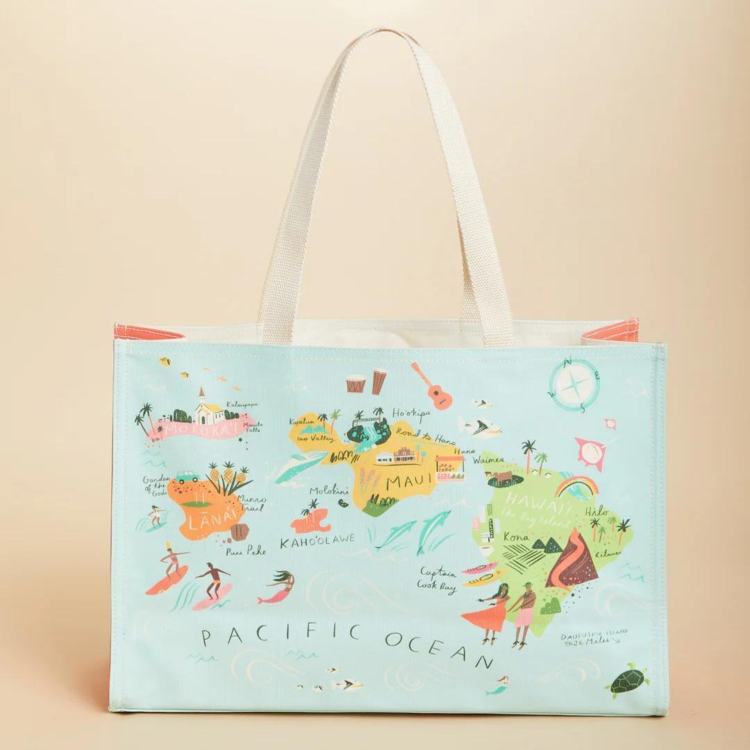 Market Tote Hawaiian Islands