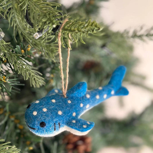 Whale Shark Felt Ornament