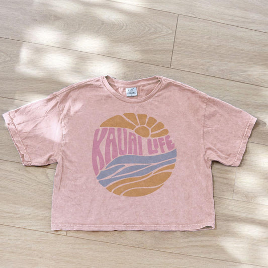 Kauai Life Crop Tee