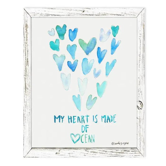 My Heart Shelf Art 7.75x9.75