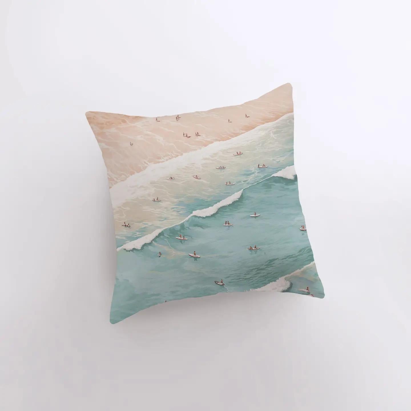 Pastel Ocean Pillow