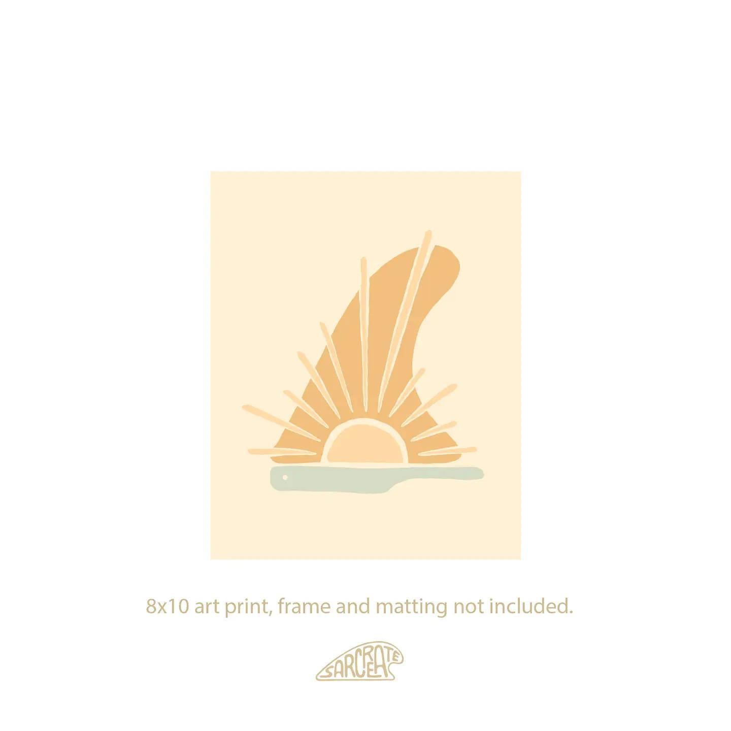 Sun Fin Print 8x10