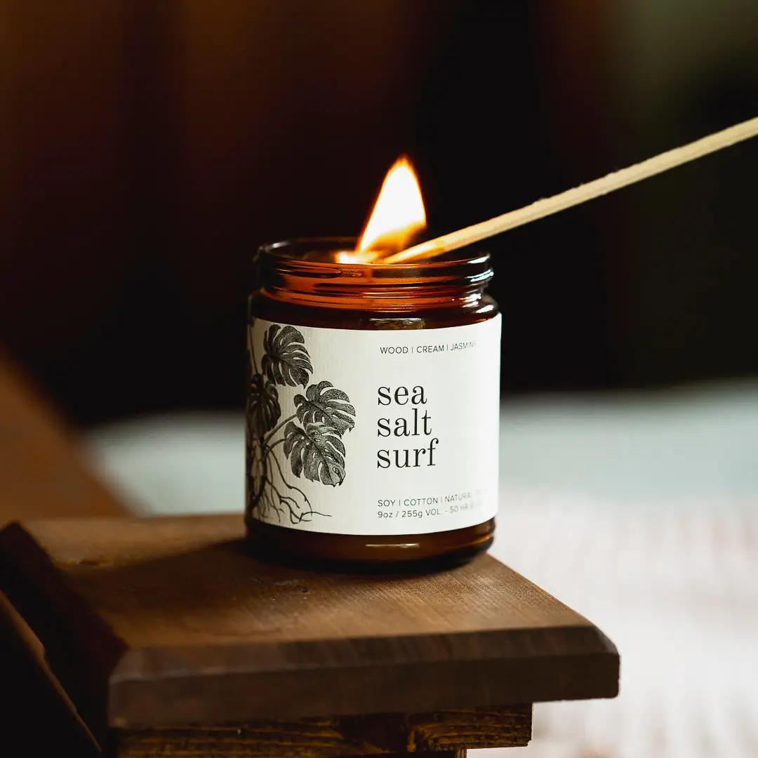 9oz Candle Sea Salt Surf