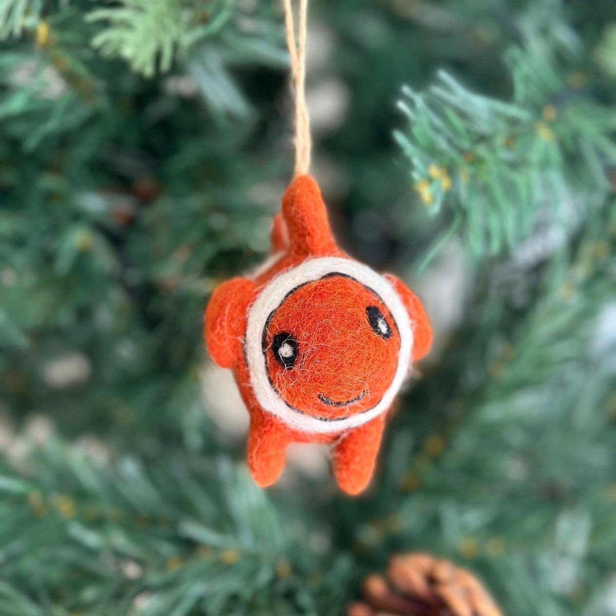 Clown Fish Felt Ornament