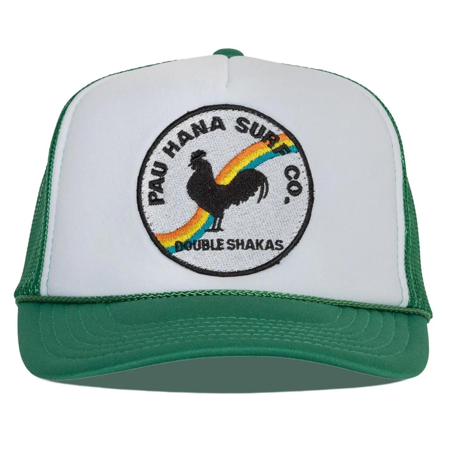Pau Hana Surf Co Green Trucker Hat
