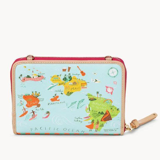 Hawaiian Island Phone Crossbody