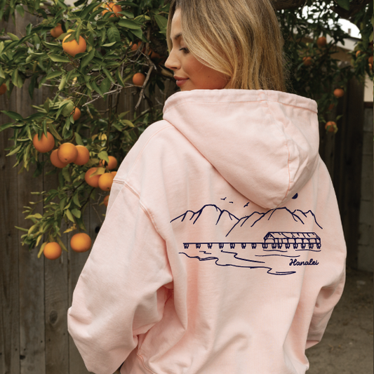 Hanalei Pier Zip Hoodie