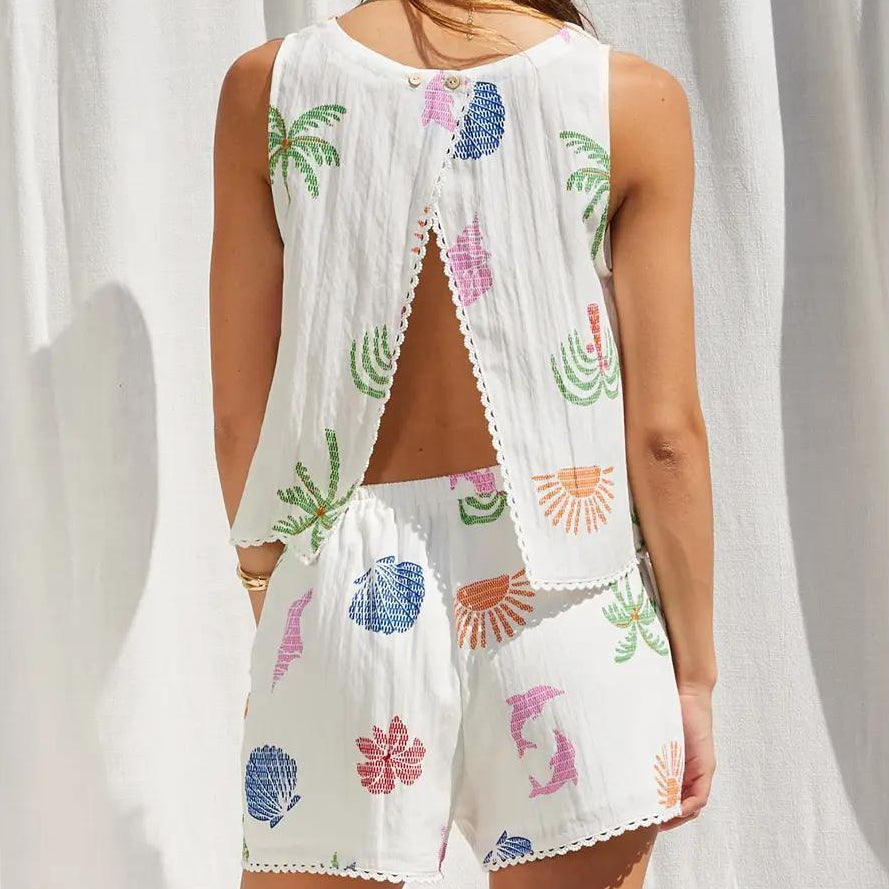 Paradise Dreaming 2 Piece Shorts Set