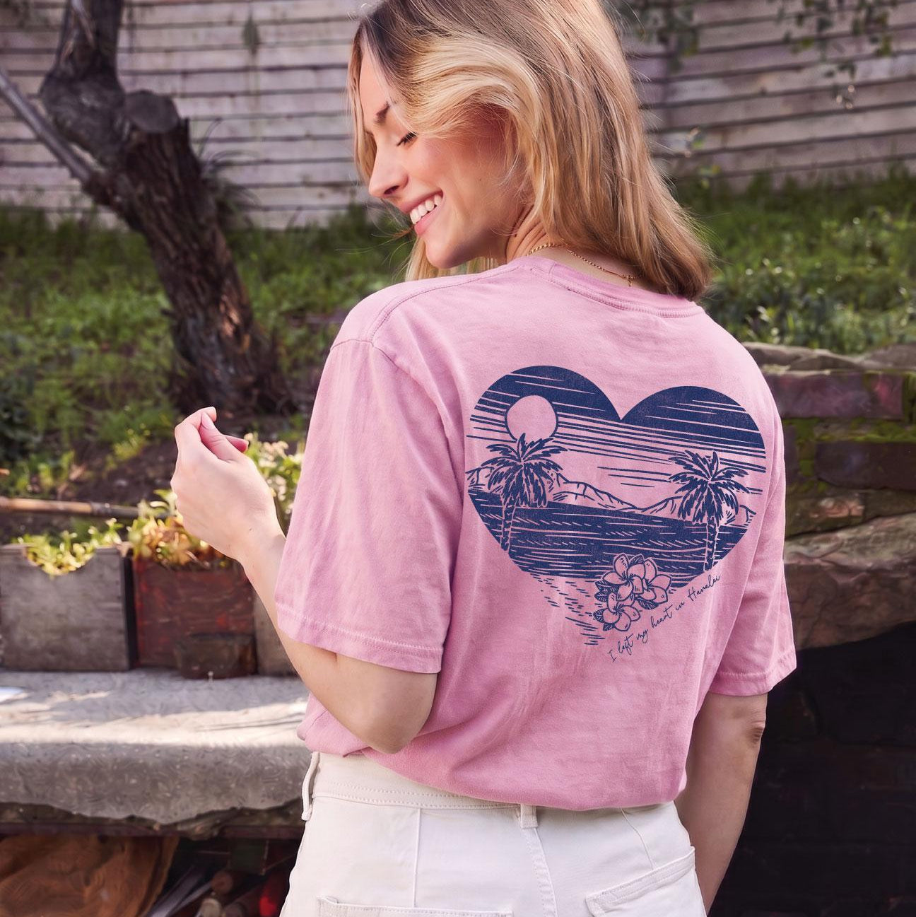 Heart in Hanalei Tee