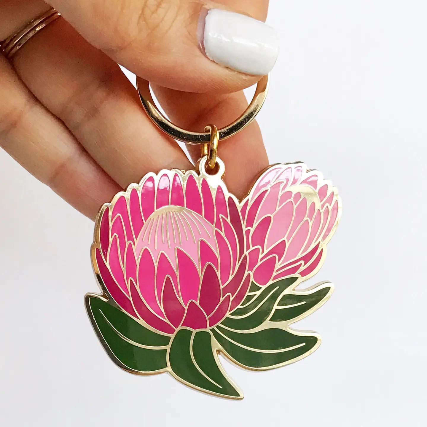 Ofelia Protea Keychain