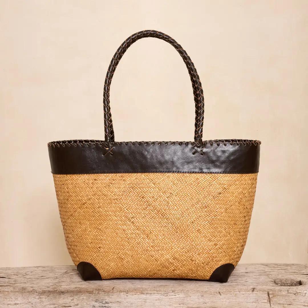 Rattan Tote Bag