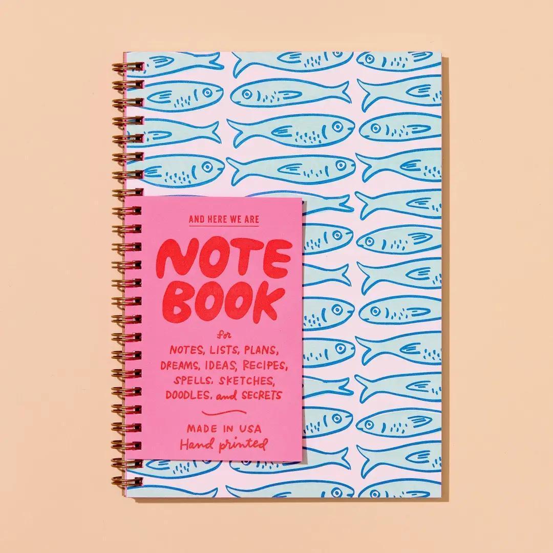 Sardines Spiral Notebook