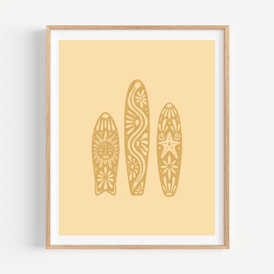 Flower Boards Print 8x10