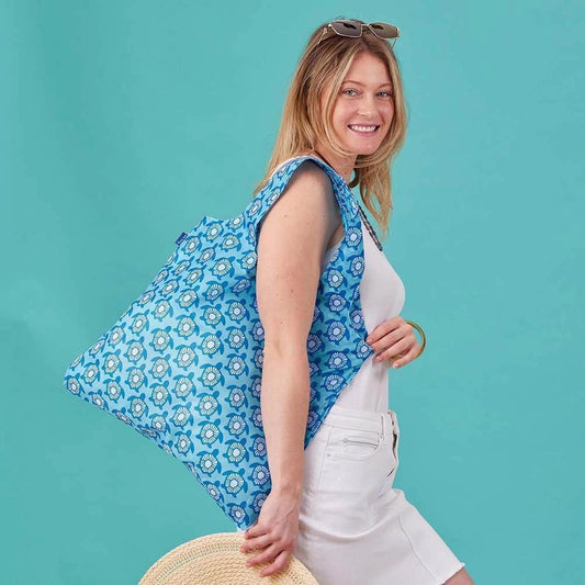Blue Turtles Reusable Shopping Bag