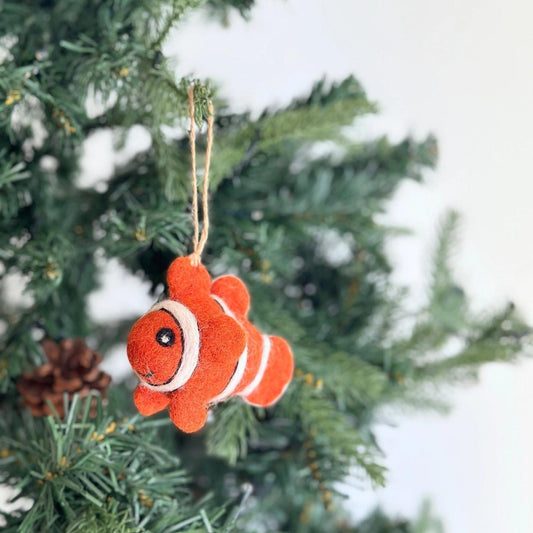Clown Fish Felt Ornament