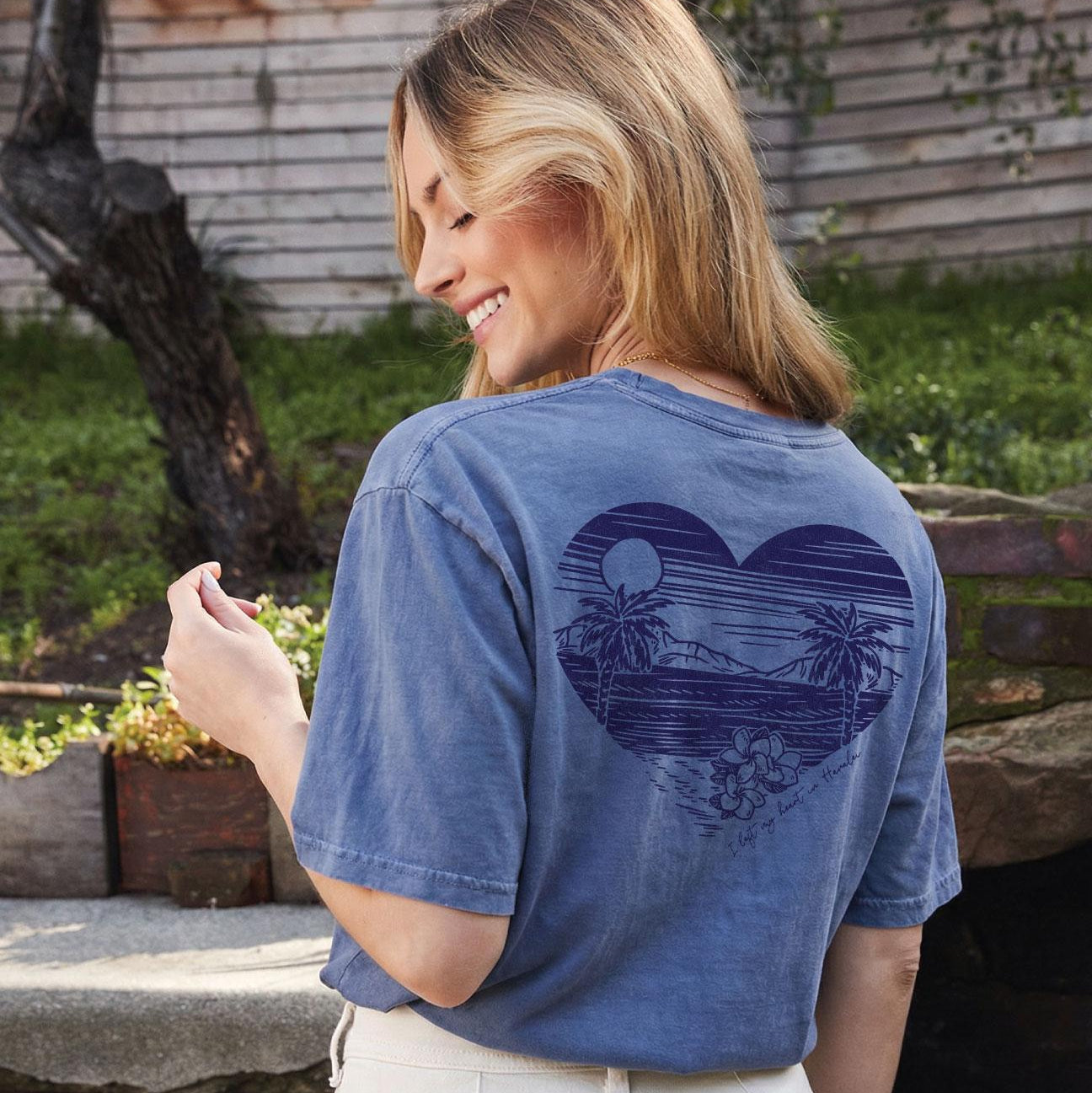 Heart in Hanalei Tee