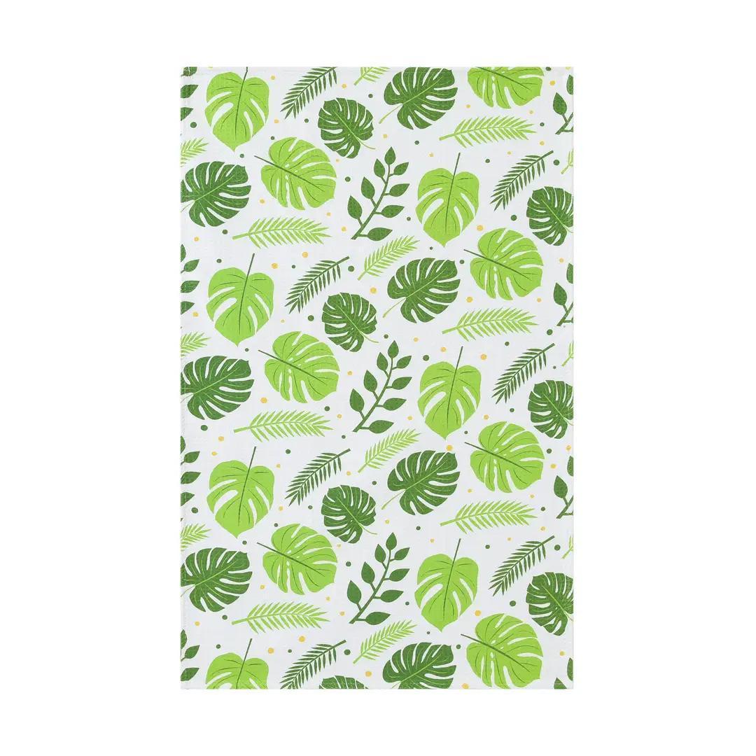 Aloha Green Tea Towel