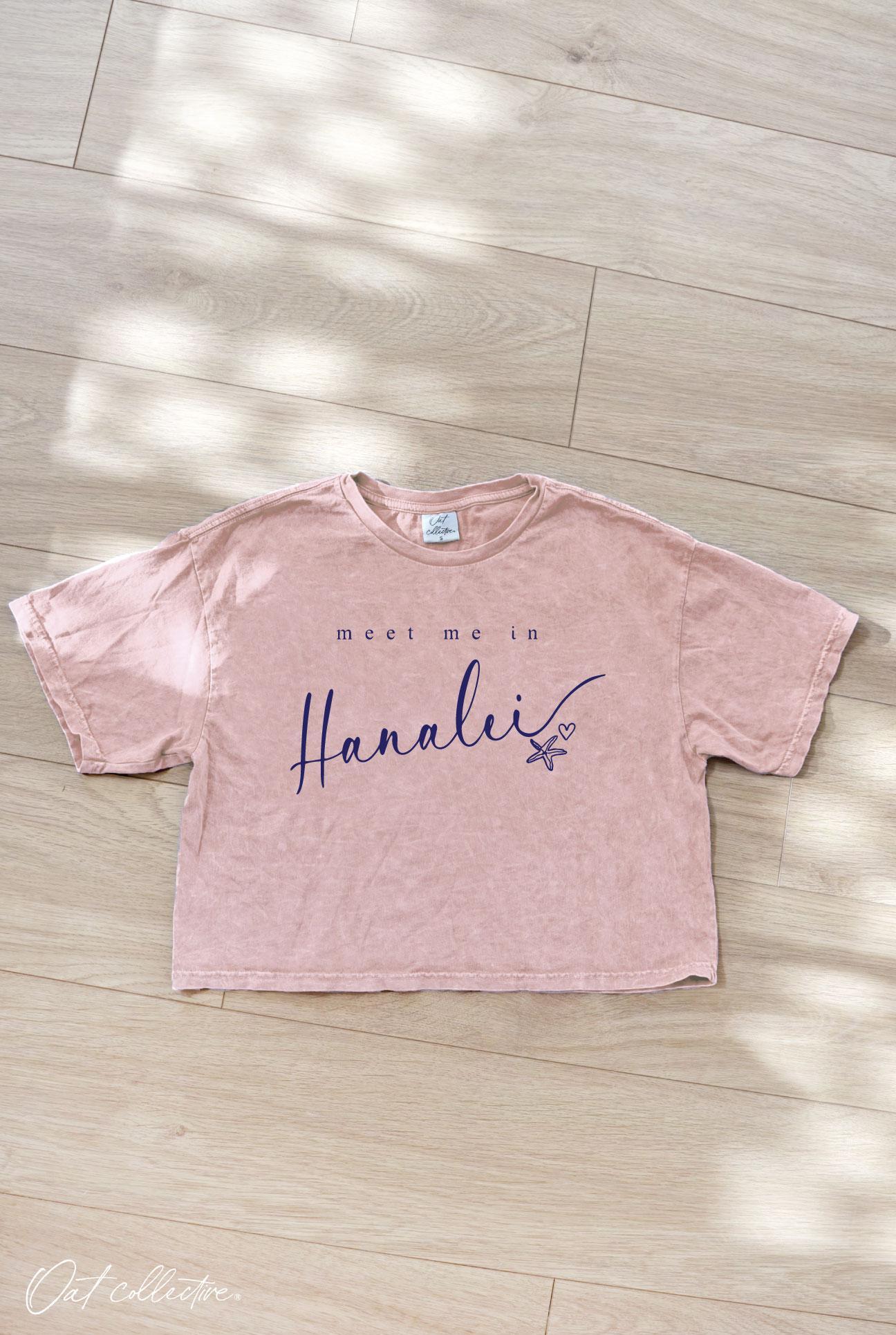 Meet Me In Hanalei Crop Tee