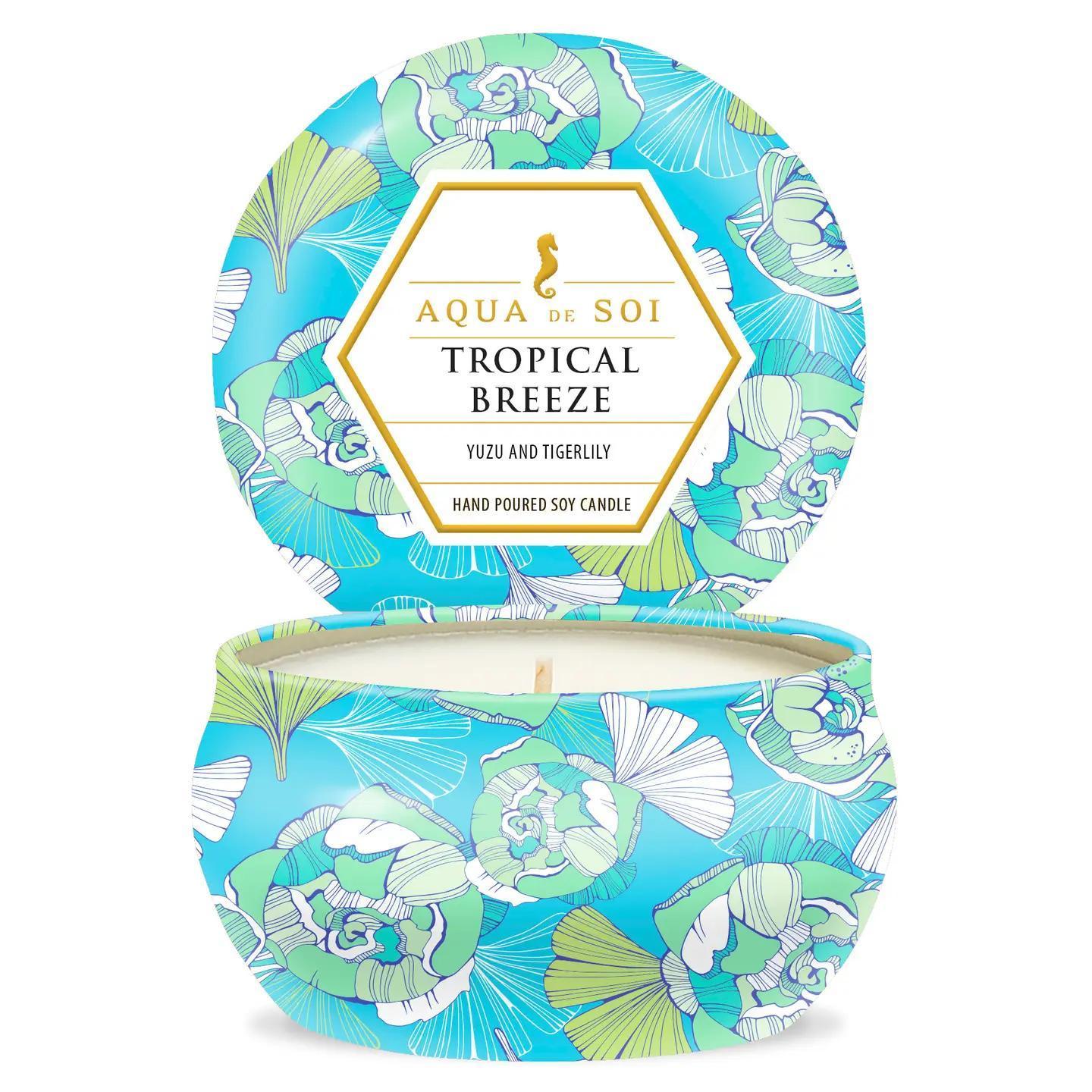 Tropical Breeze Candle 9 oz Aqua De Soi