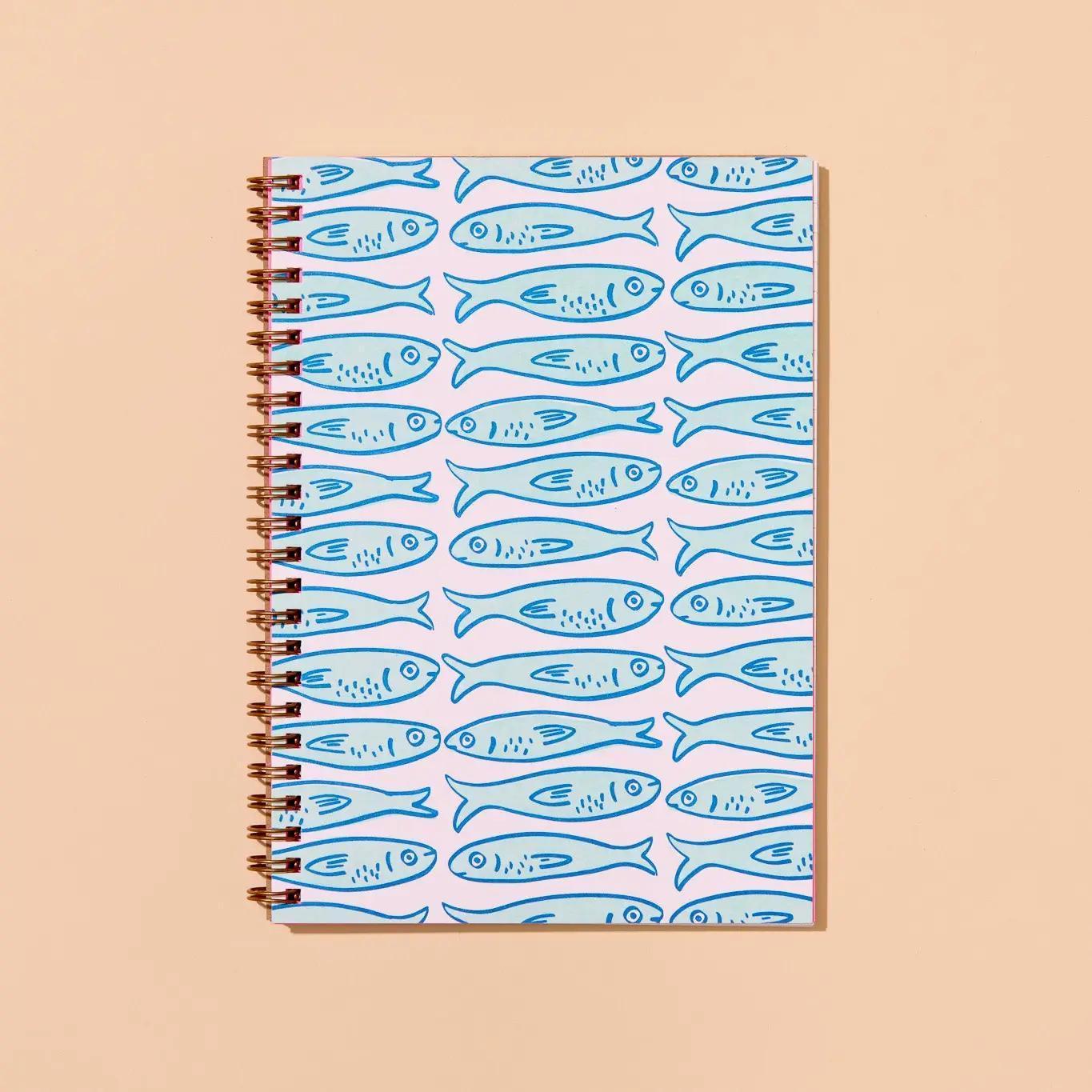 Sardines Spiral Notebook