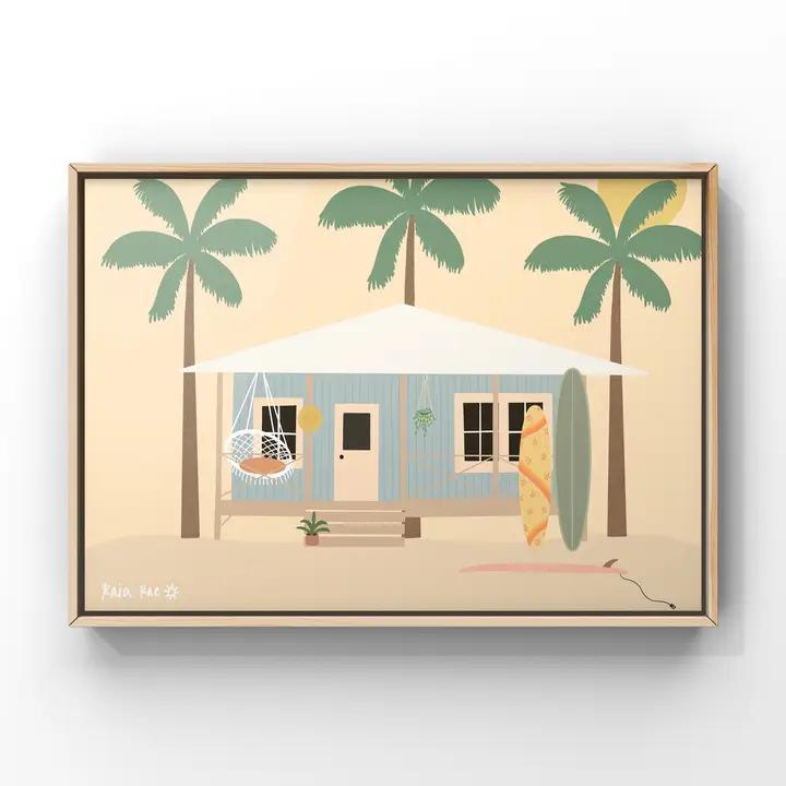 Surf Shack Art Print