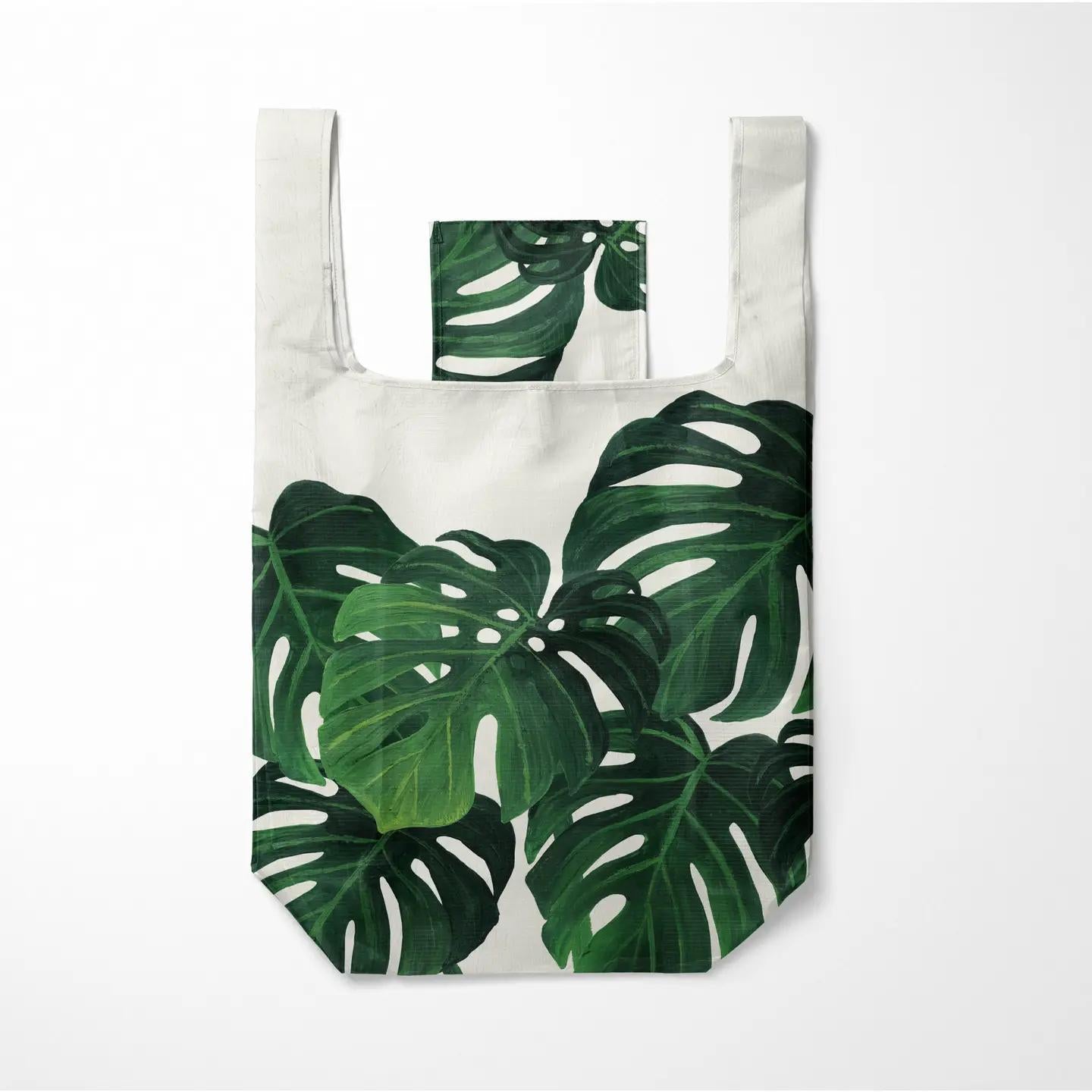 Monstera Reusable Shopping Bag