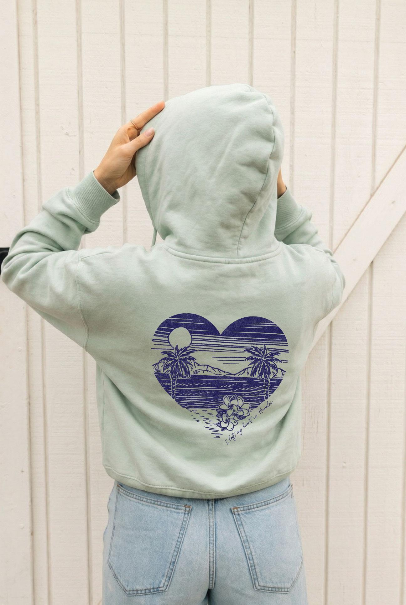 Left My Heart Zip Hoodie
