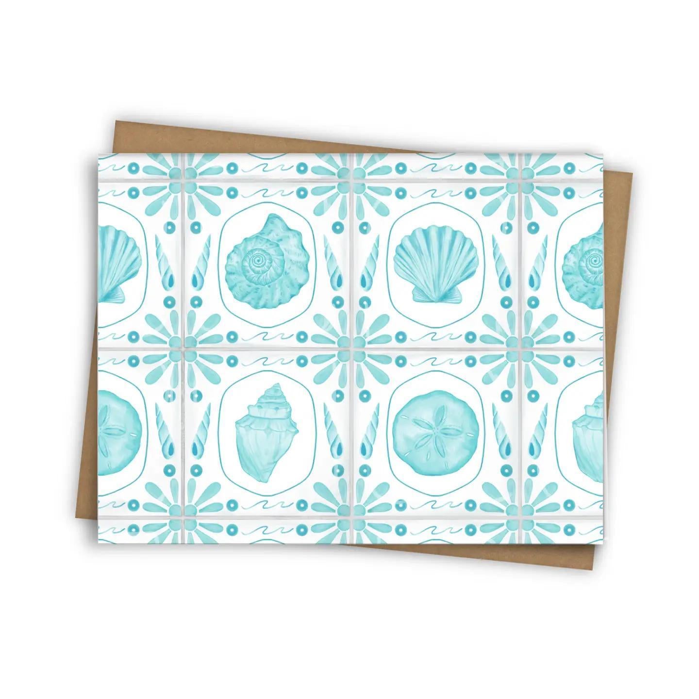 Ocean Tile Boxed Notecards