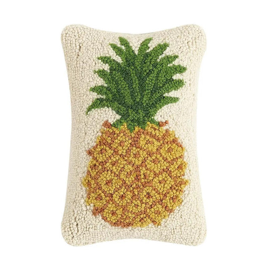 Yellow Pineapple Hook Pillow