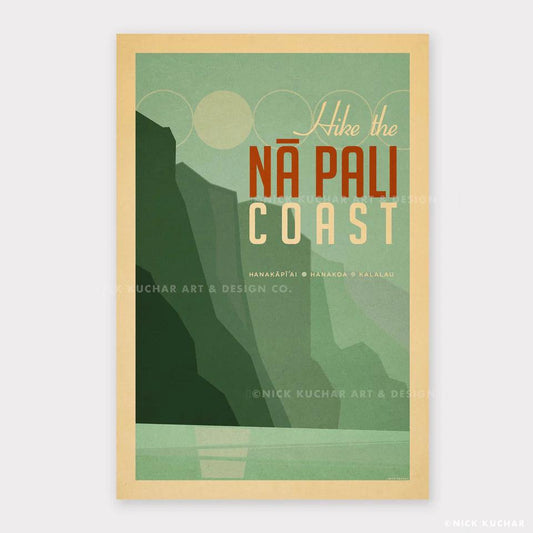 Na Pali Coast Travel Print