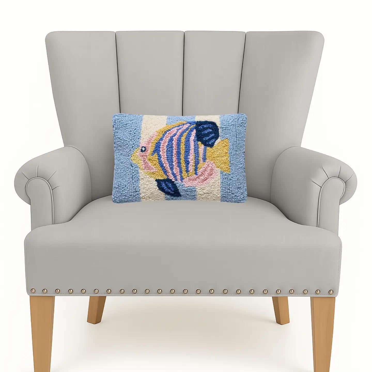 Tropical Fish Hook Pillow
