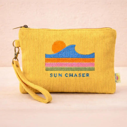 Sun Chaser Corduroy Wristlet