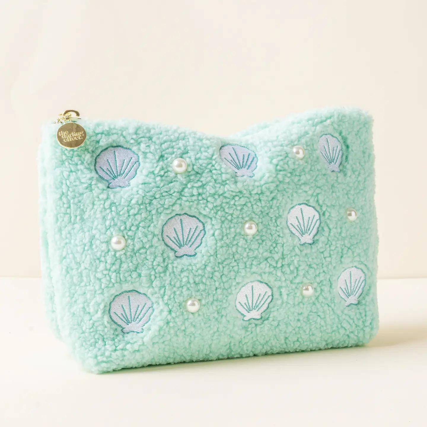 Seashells & Pearls Teddy Pouch