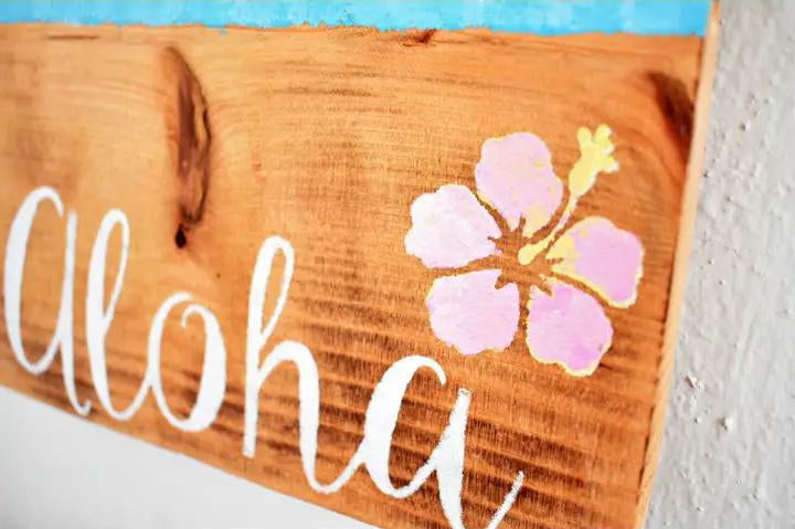 5x7 ALOHA SIGN