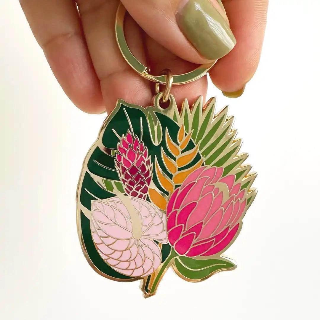 Celeste Tropical Keychain