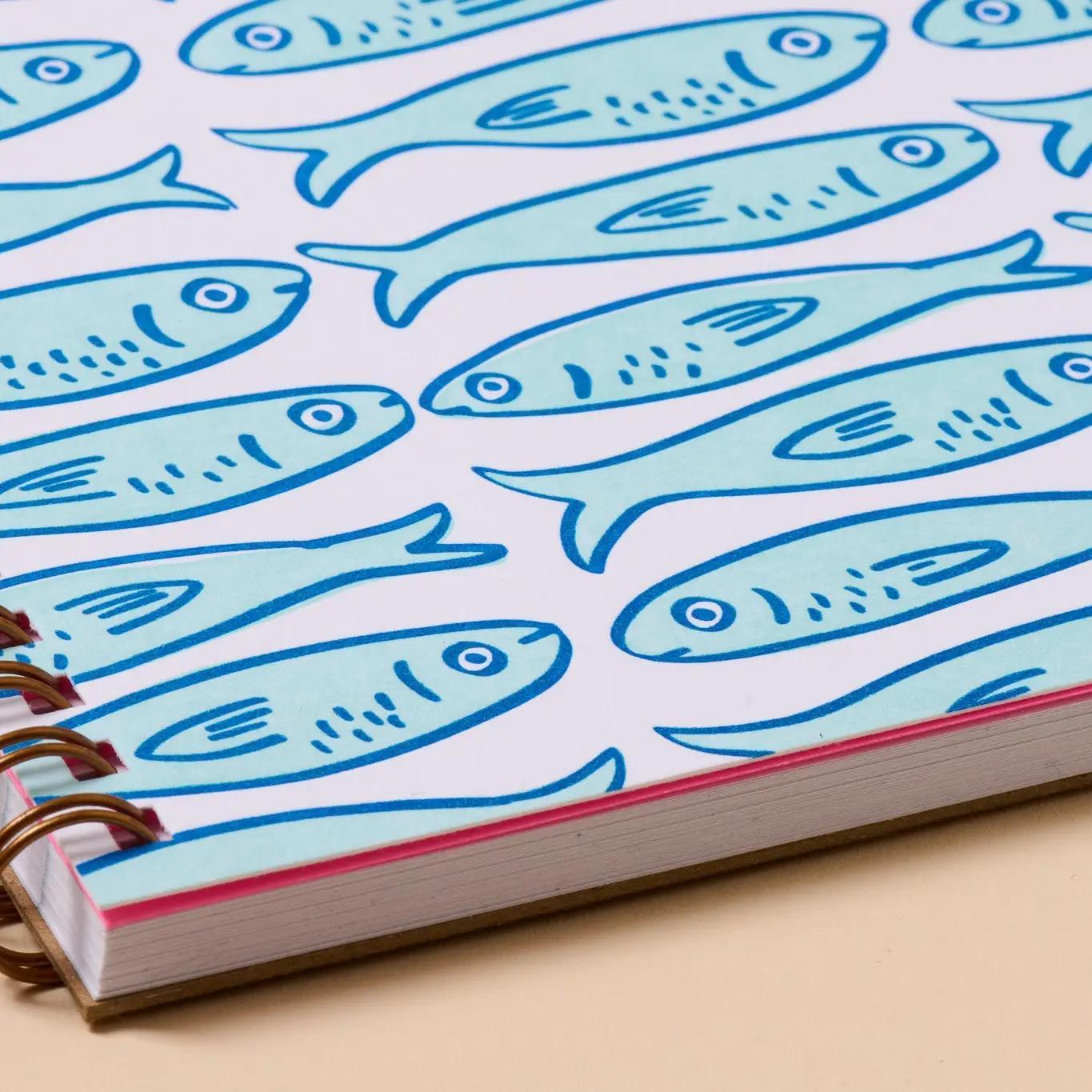 Sardines Spiral Notebook