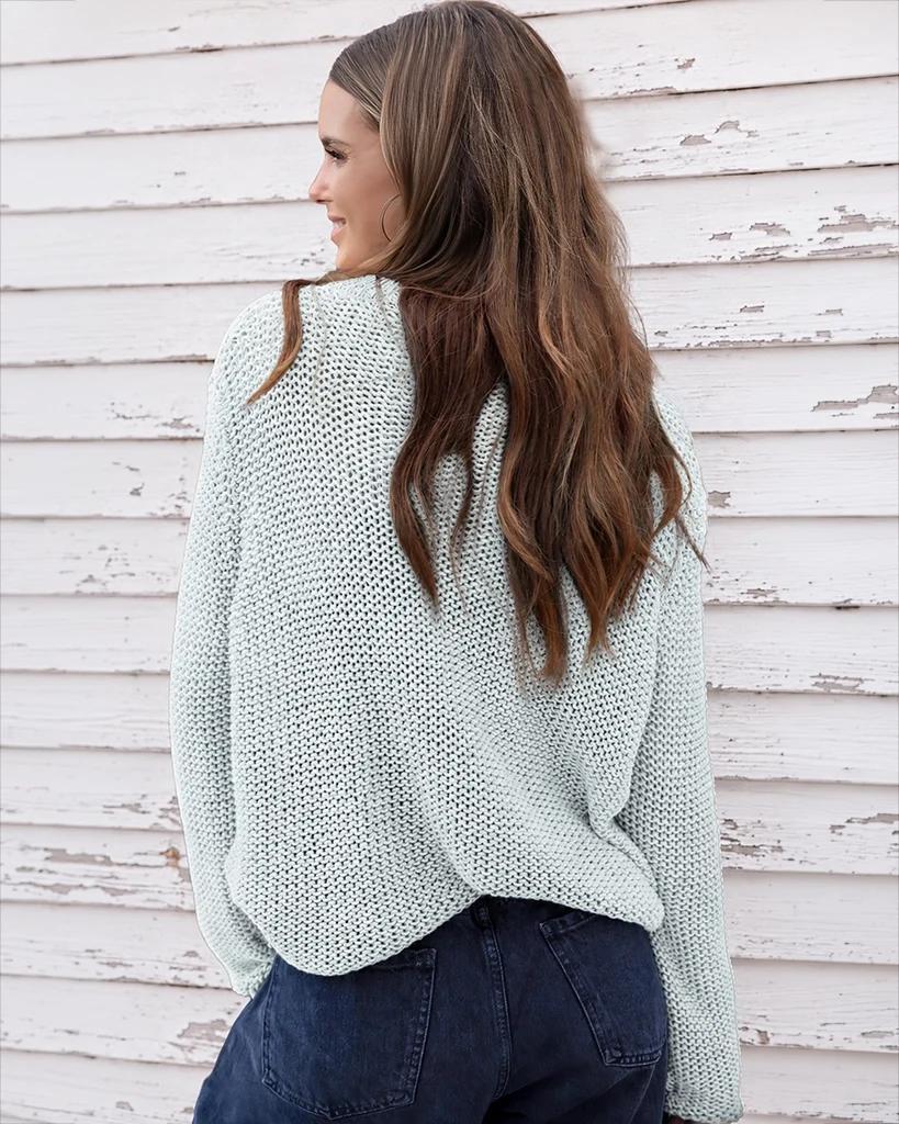 BEACH MARLED TOP CHUNKY Sweater
