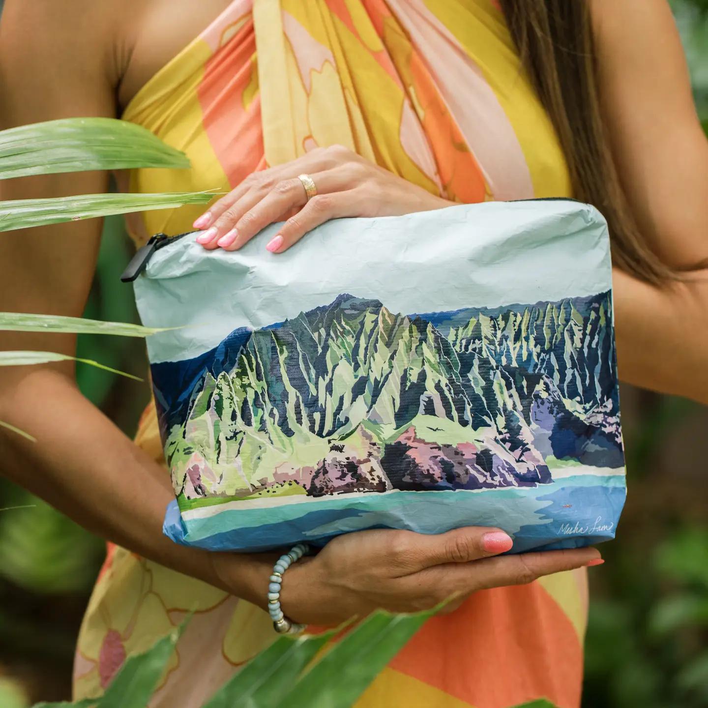 Na Pali Coast Water Resistant Pouch