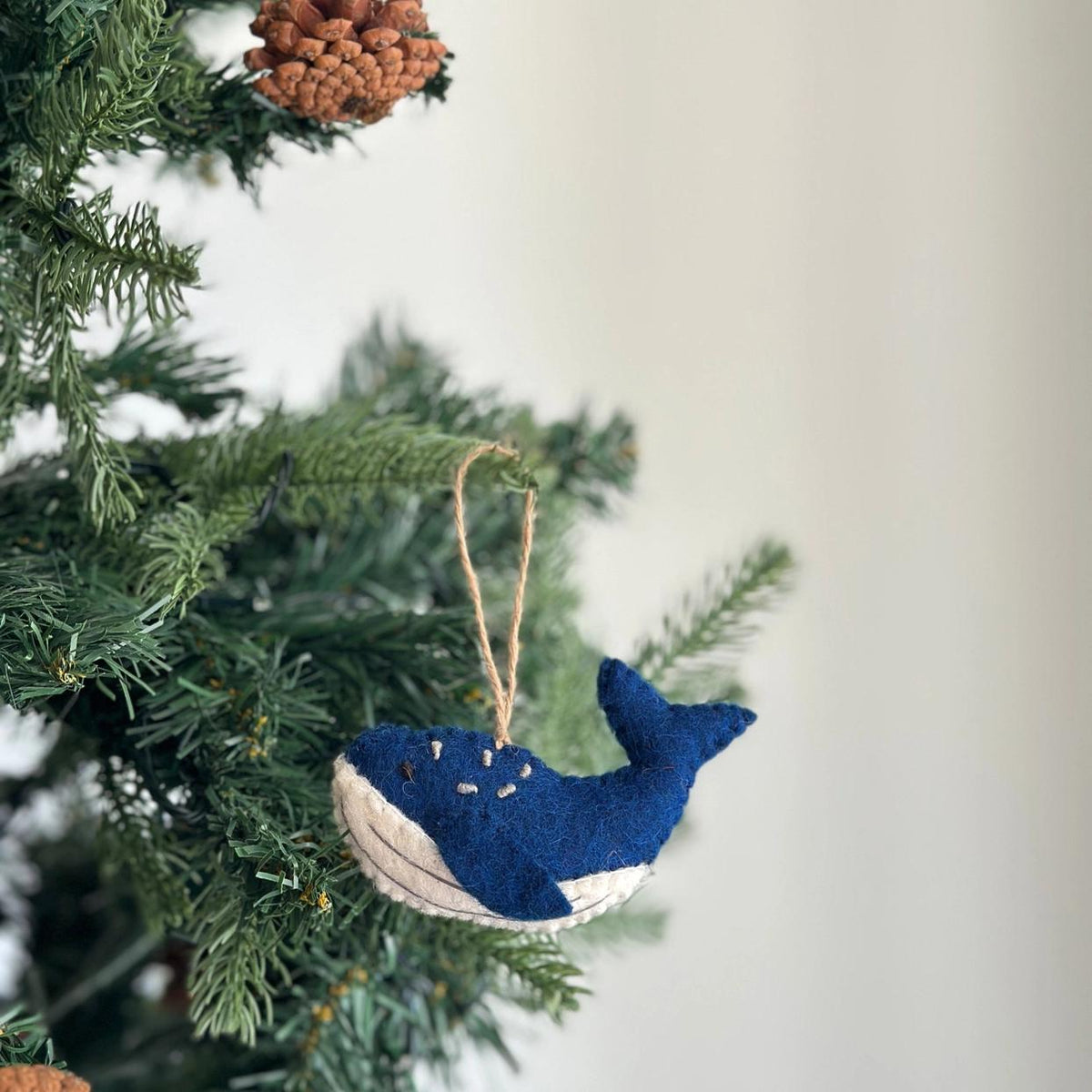 Humpback Whale Felt Ornament