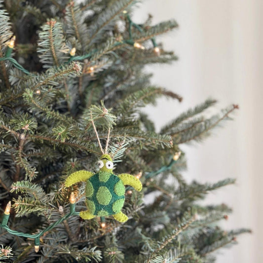 Turtle Felt Ornament