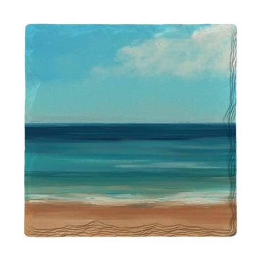 Minimalist Beachscape Coaster