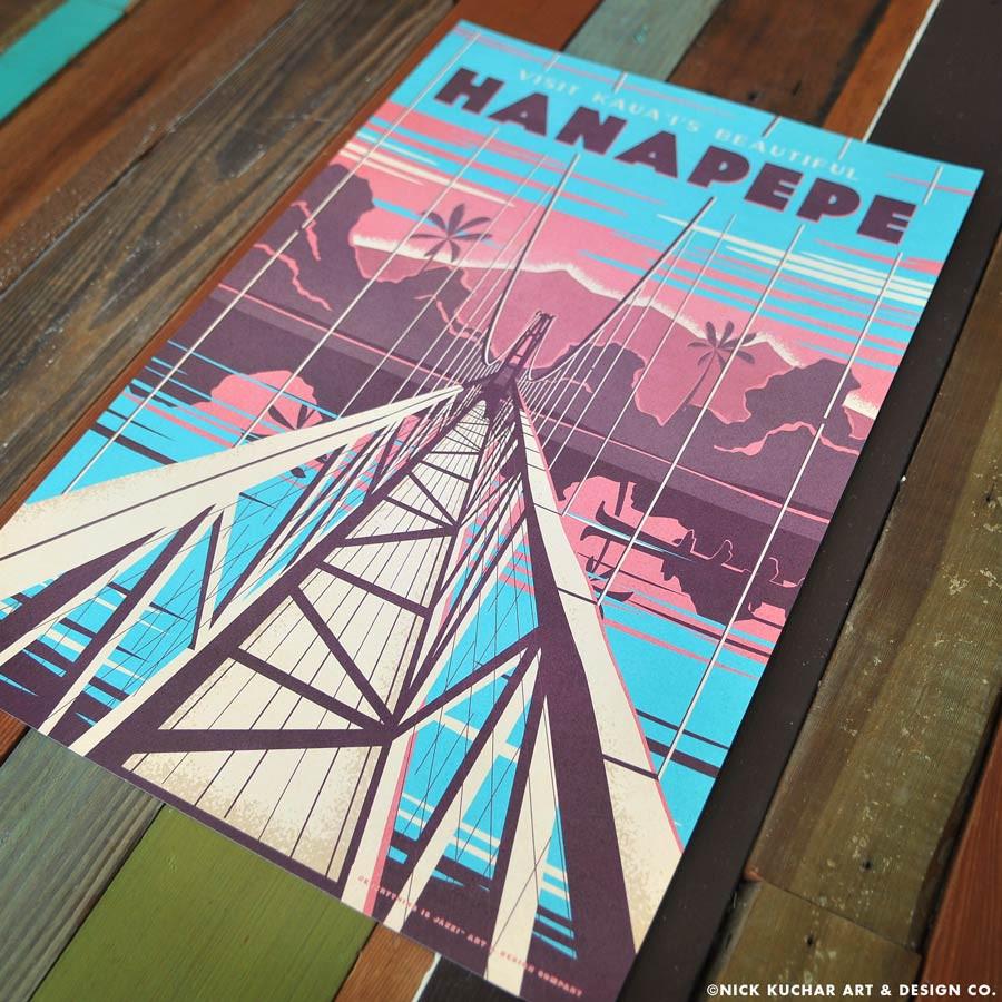 Hanapepe Bridge Travel Print