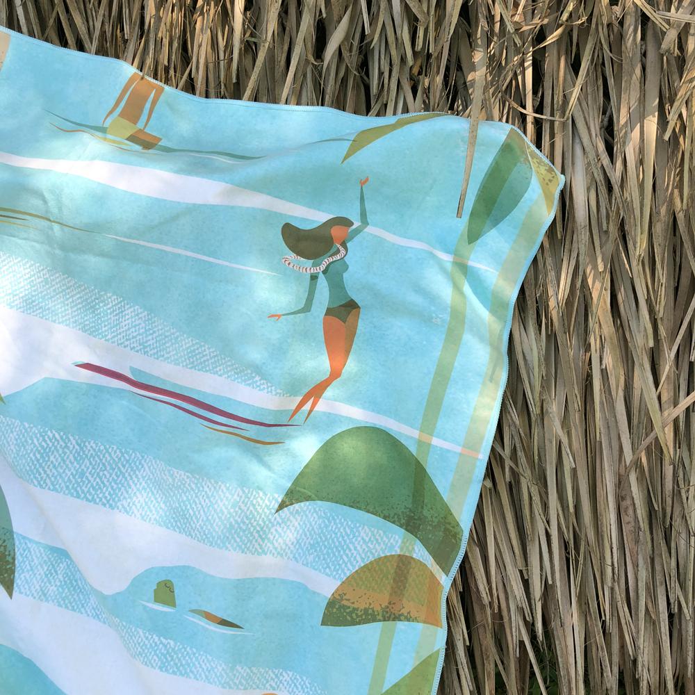 Kama'aina Surfer Towel