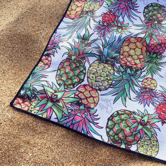 Aloha Pineapple Surfer Towel
